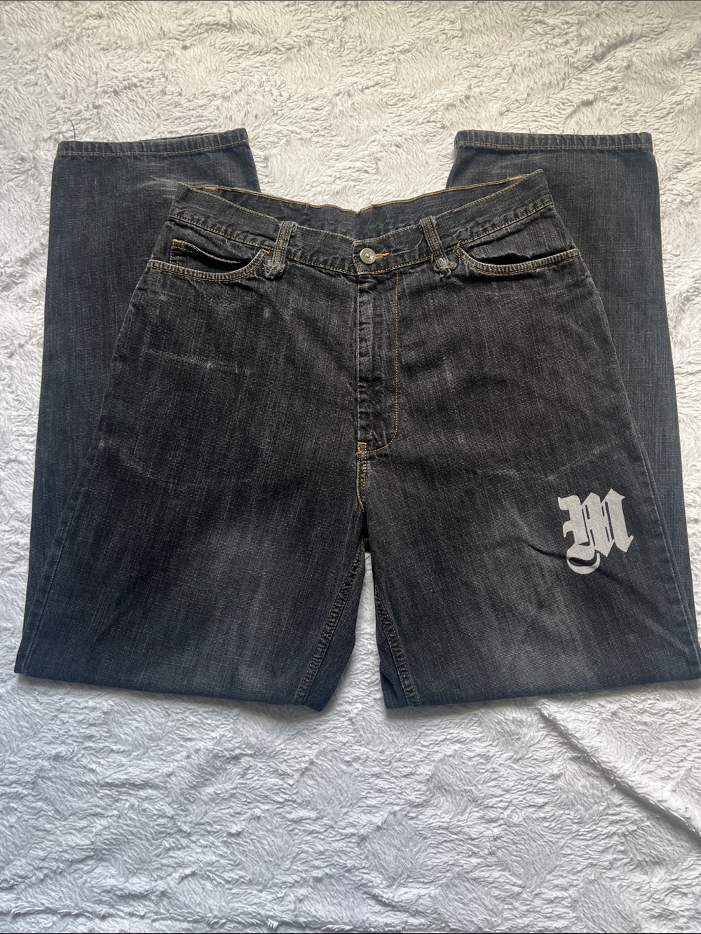 MAKAVELI black baggy  jeans vintage